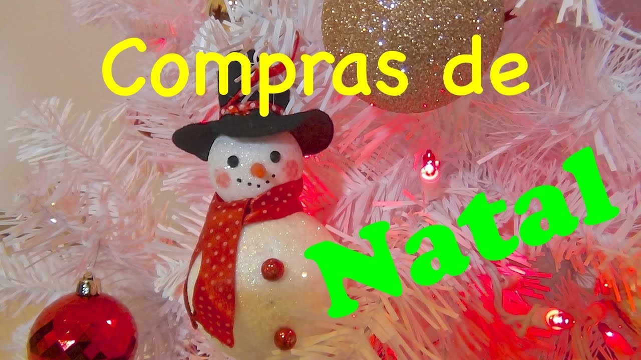 Especial de Natal EUA - Compras de decoração de Natal no Walmart -EUA (Vlog)