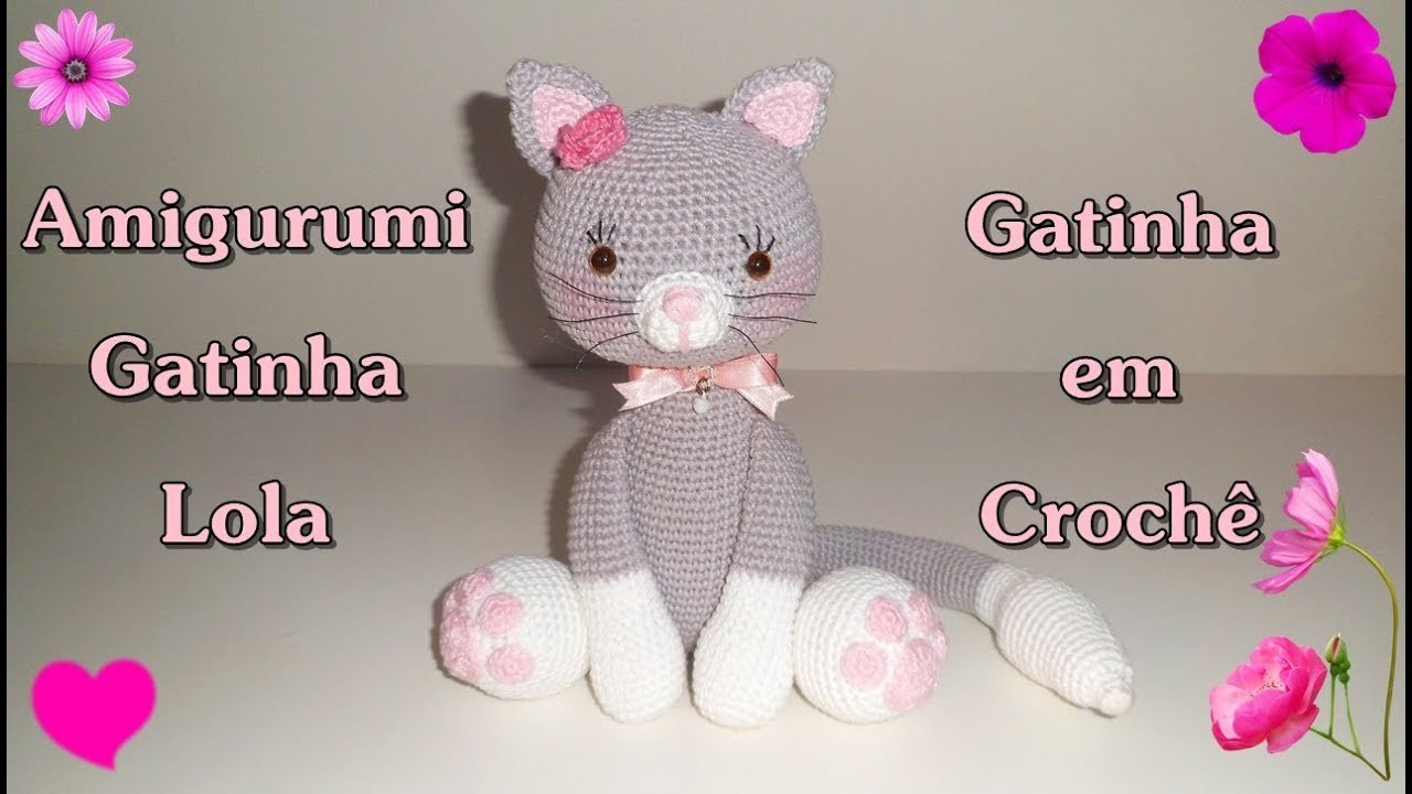 Gatinha em crochê - Amigurumi - Little Cat - Parte 1.3