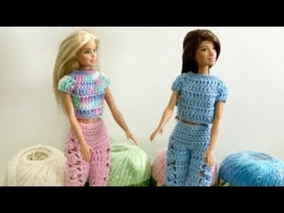 Moda Barbie Crochê Aula nº 02   Blusinha Básica
