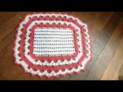 Tapete oval - Elisabeth- fácil de fazer ( 2.2) cristina crochê