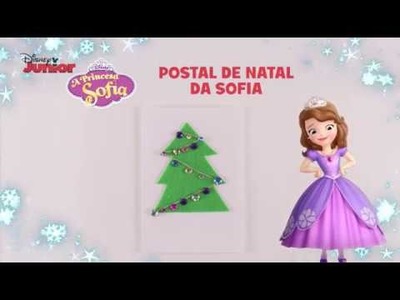 Tutorial de Natal: Postal de Natal da Sofia