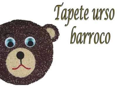 Urso de Crochê Barroco Cristina Luriko