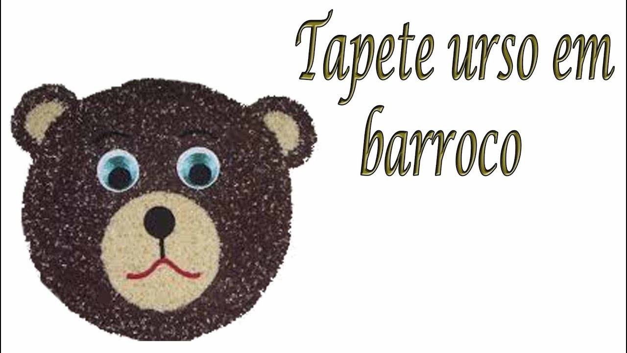 Urso de Crochê Barroco Cristina Luriko