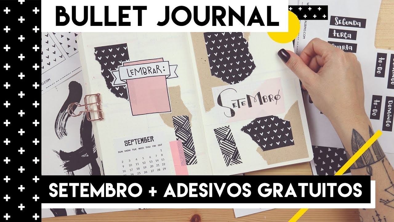 BULLET JOURNAL: PÁGINAS DE SETEMBRO | by Aline Albino