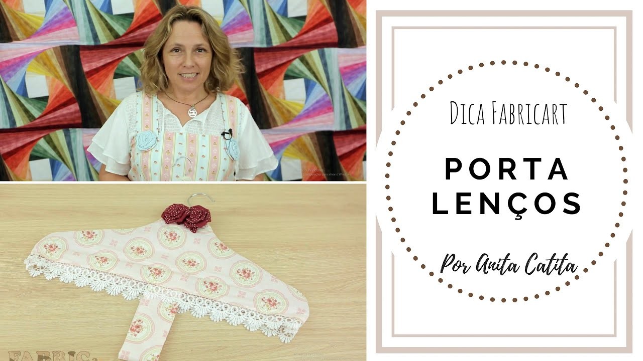 Dica Fabricart: Porta Lenços por Sandra Reis