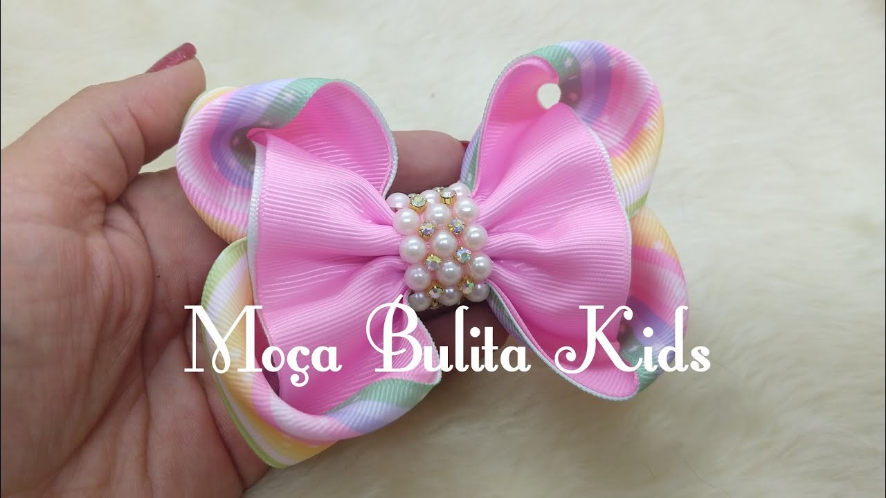 Laço Vick fechamento diferente #mocabulitakids