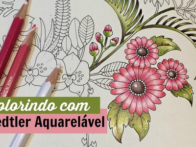 Magical Jungle | Florzinha usando Staedtler Aquarelável