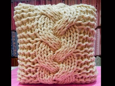 MÁXI TRICÔ- Como fazer esta linda almofada de tricô