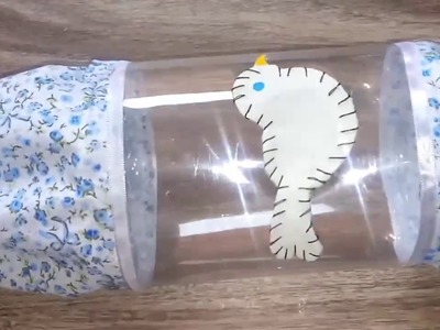 Puxa saco de garrafa pet sem costura reciclável