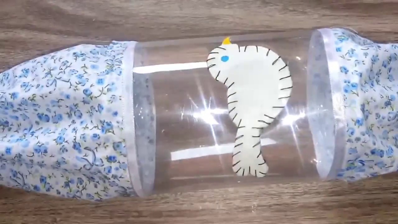 Puxa saco de garrafa pet sem costura reciclável