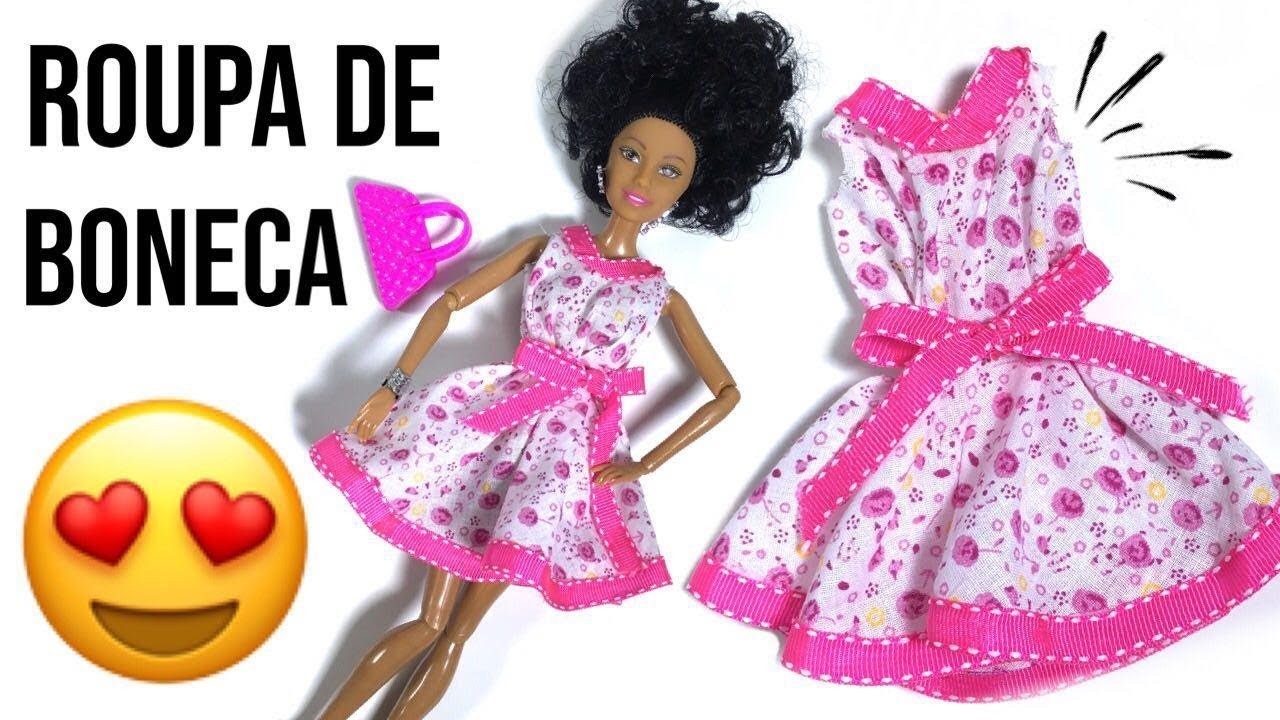 Roupinha de Boneca mais fácil do mundo - Barbie