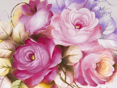Segredo Para Pintar Rosas Perfeitas em Tecido - Você Conhece?