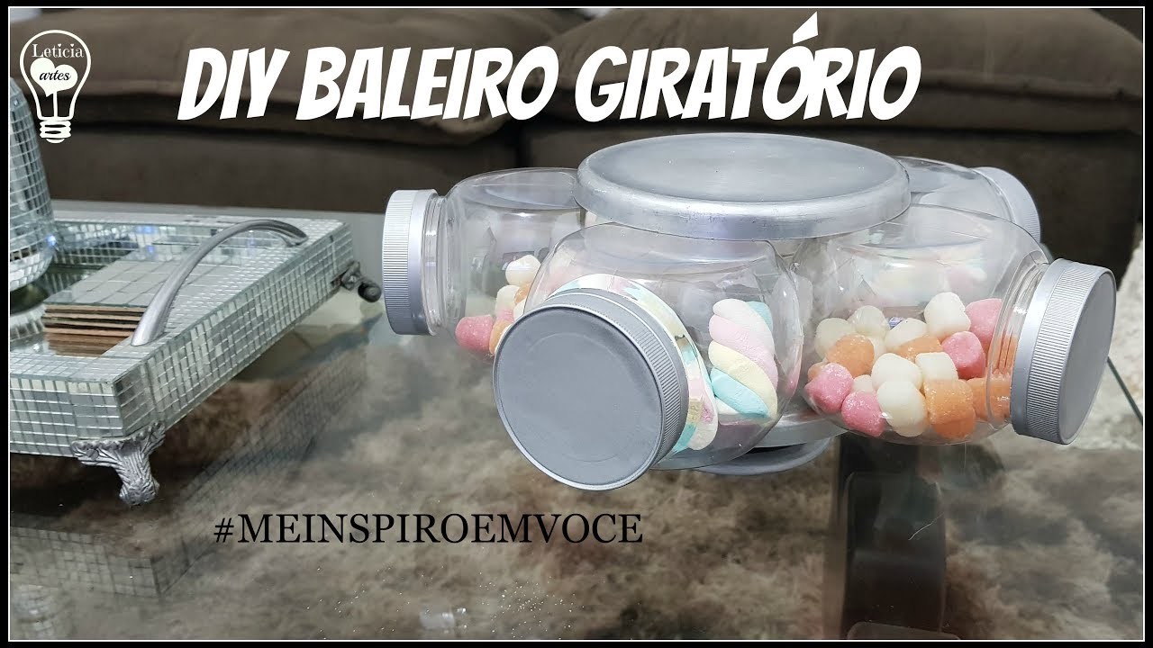 #DIY BALEIRO GIRATORIO #MEINSPIROEMVOCE  COM  DIY COM VIVI