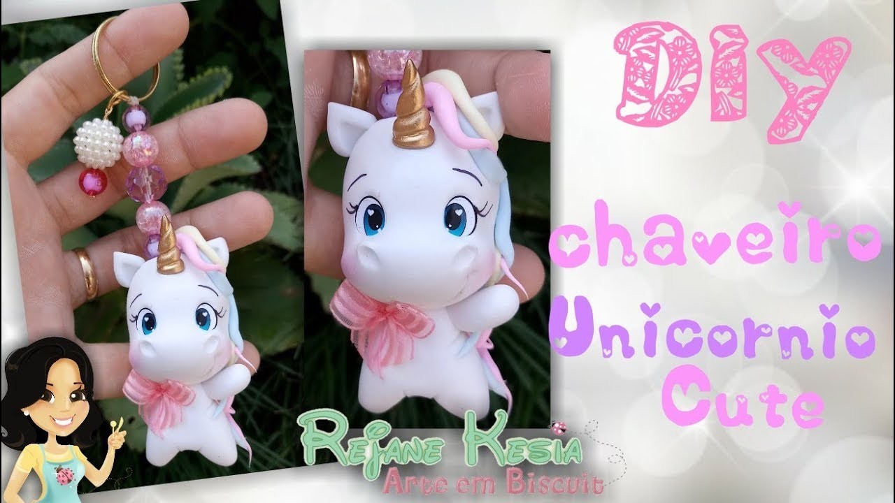 Diy Chaveiro Unicornio cute