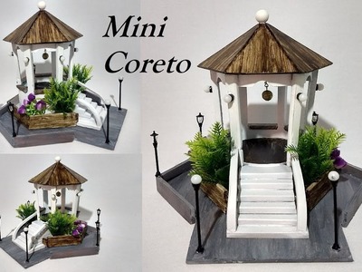DIY Mini Coreto PVC  Decoração Mini Jardins