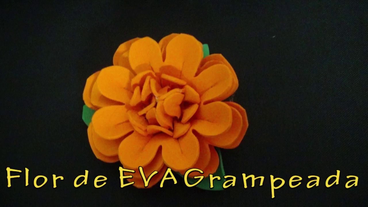 Flor de EVA Grampeada Fácil - DIY