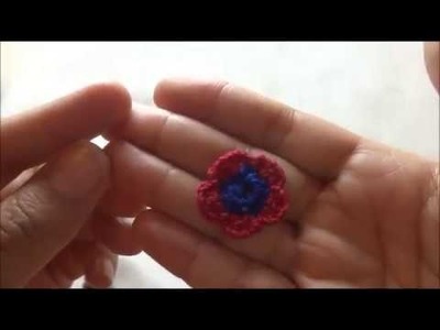 Florzinha de crochê - flor simples de crochê