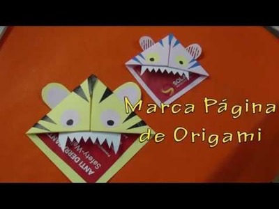 Marca Página de Origami - DIY