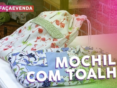 Mochila com toalha por Rosana Rodrigues