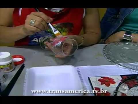 Tv Transamérica - Pintura em cerâmica - Natal Parte 1