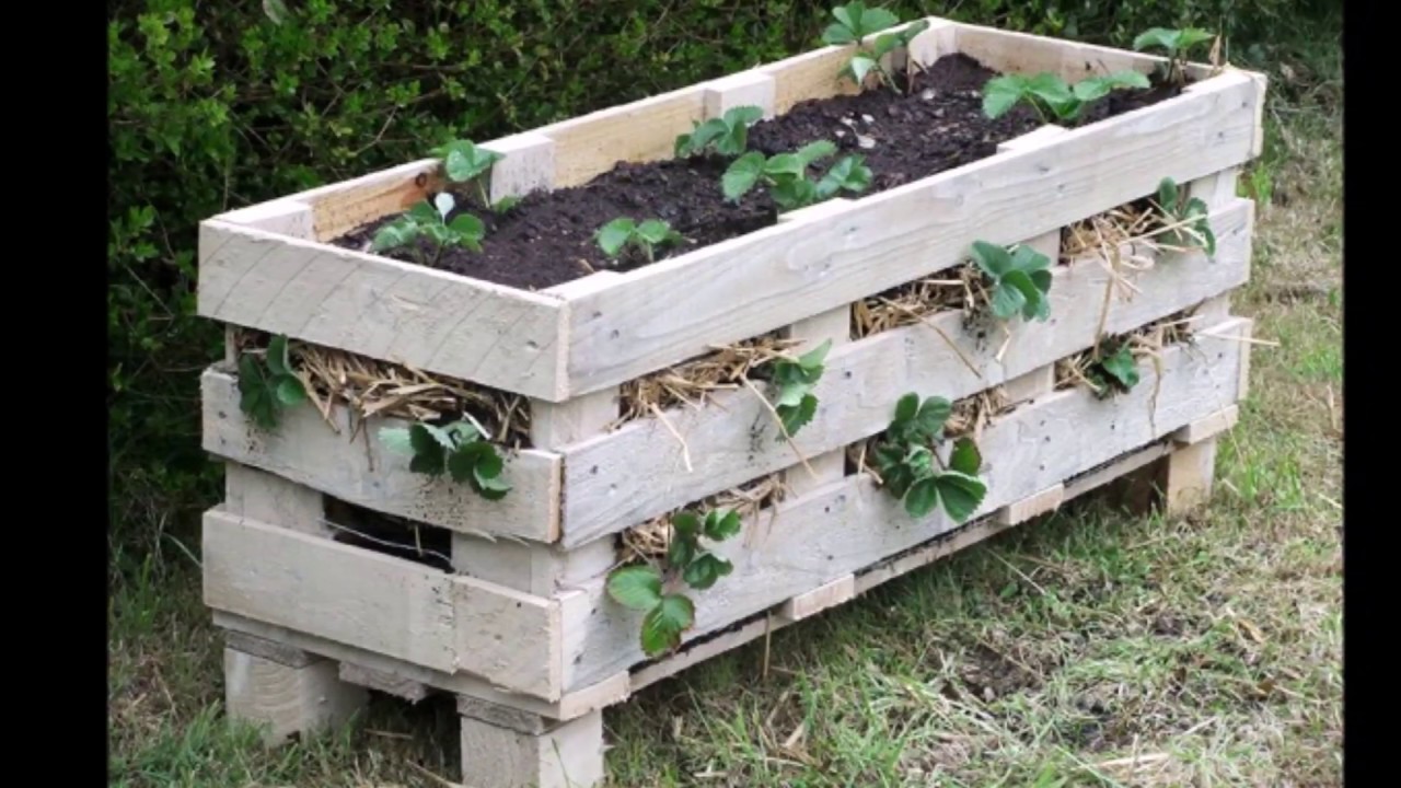 84 Top Jardineiras e canteiros feitas com pallets e madeiras rusticas feito a mao