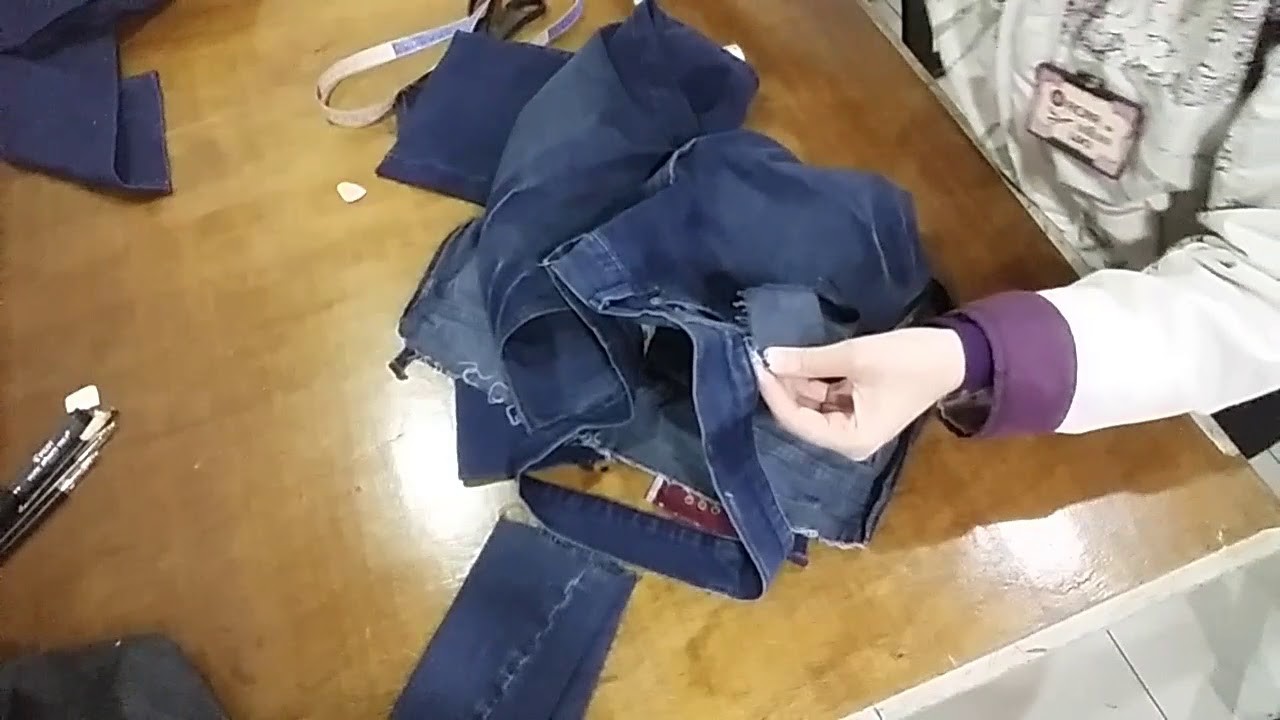 Aprenda a aumentar a cintura da calça jeans