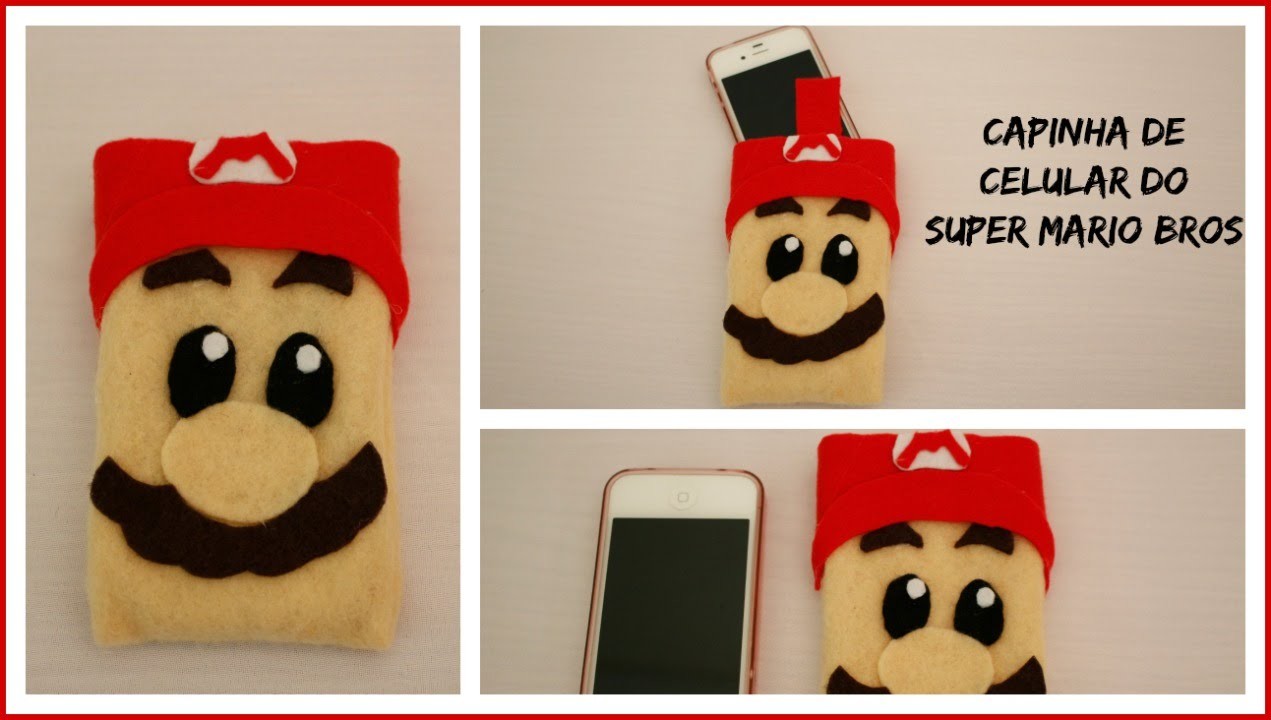 Como fazer uma capinha para celular do Super Mario Bros