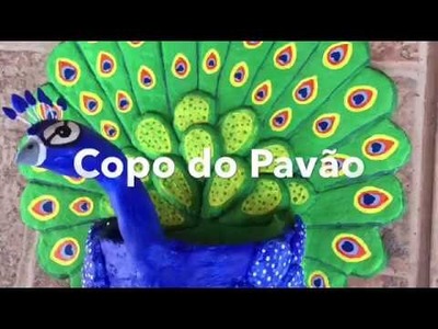 DIY - VASO PAVÃO: PARTE 2 - CORPO DO PAVÃO