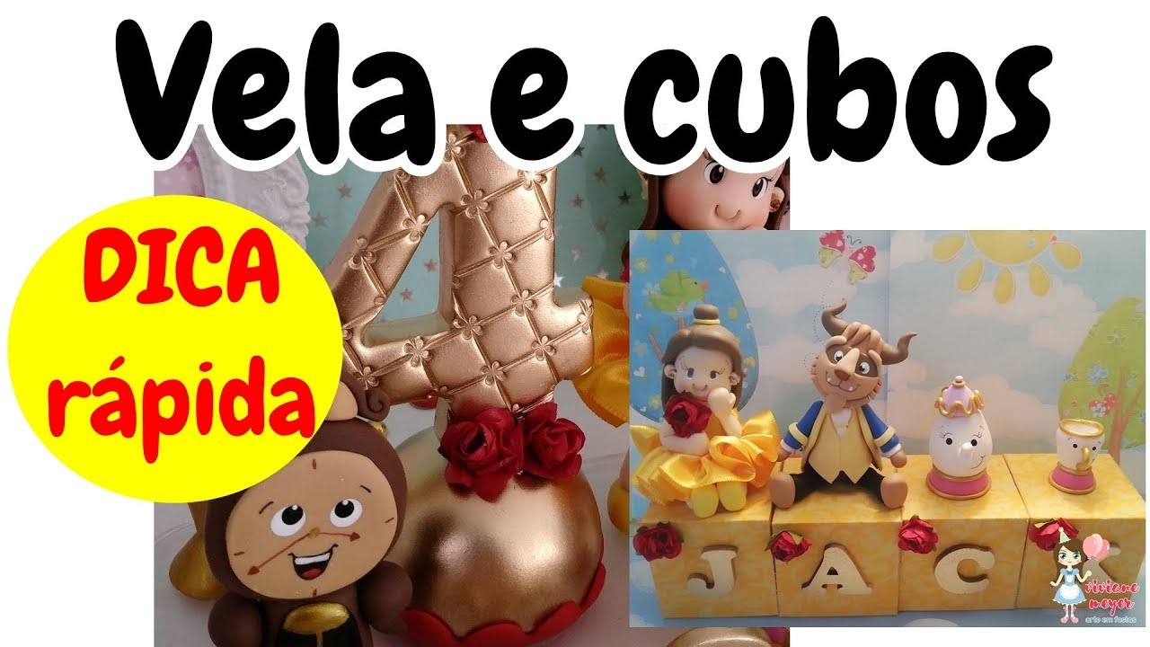 DOURADO lindo: vela e cubos | Dica rápida