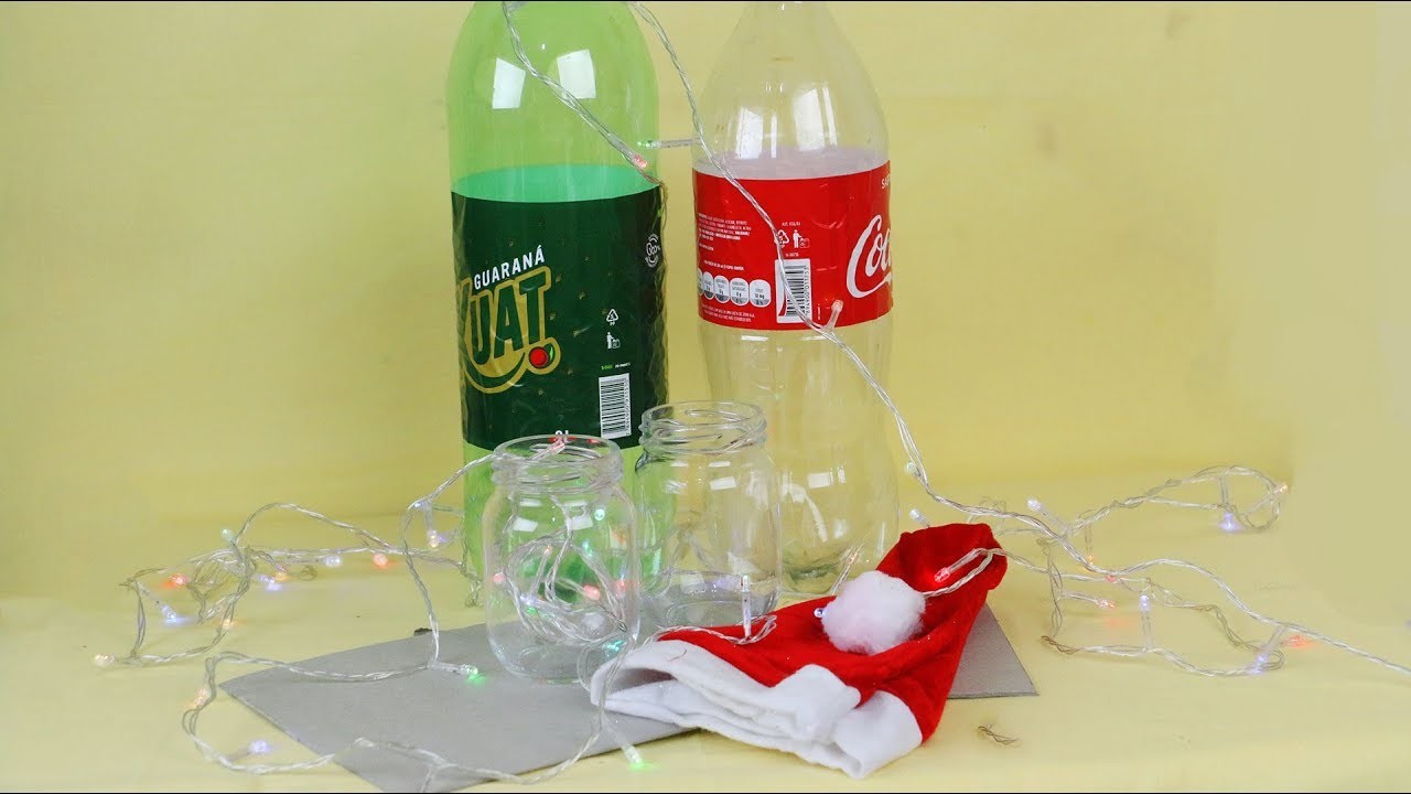 Ideias de Decoração de Natal com Material Reciclado