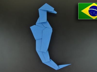 Origami: Cavalo Marinho - Instruções em Português BR - REMAKE