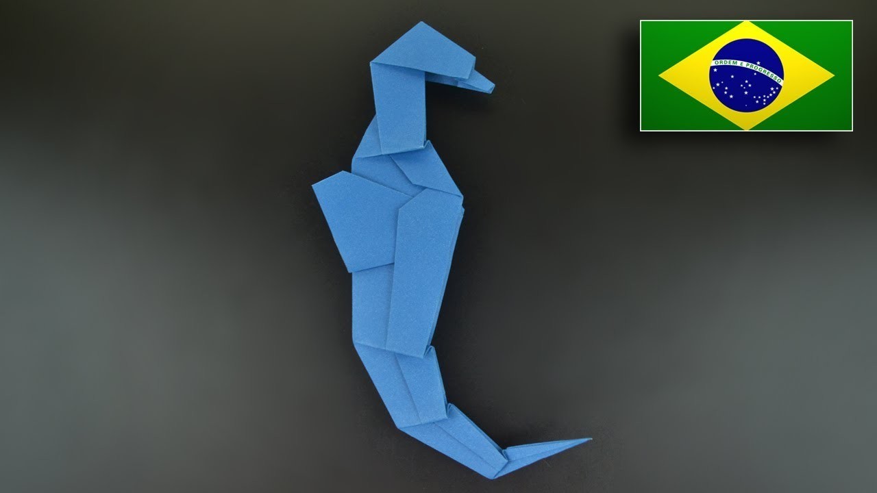 Origami: Cavalo Marinho - Instruções em Português BR - REMAKE