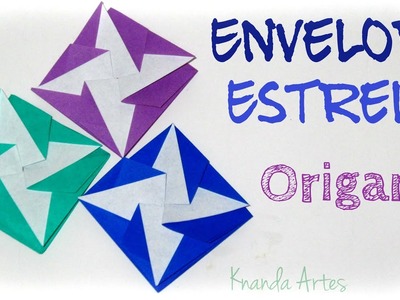 Origami Envelope Estrela - Envelope Star