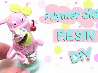 Polymer clay and resin- Tutorial-DIY