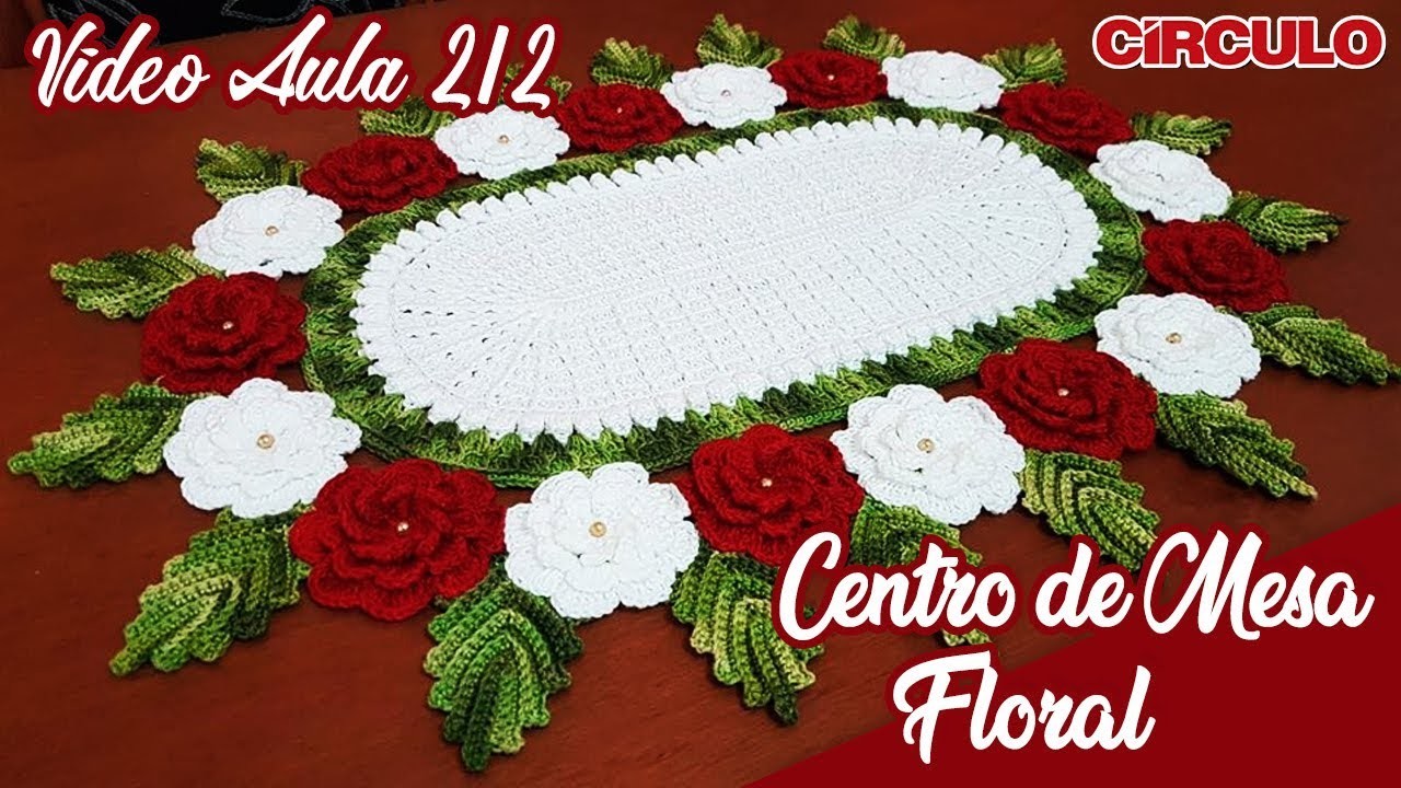 Centro de Mesa Floral 2.2  | Carla Cristina & Crochet HD