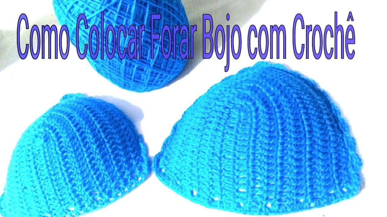 ????Como, Colocar Forar Bojo com linha de Crochê ????#3