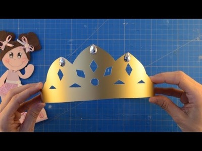 ????Coroa de papel, para fazer com crianças. Corona de papel. Paper Crown