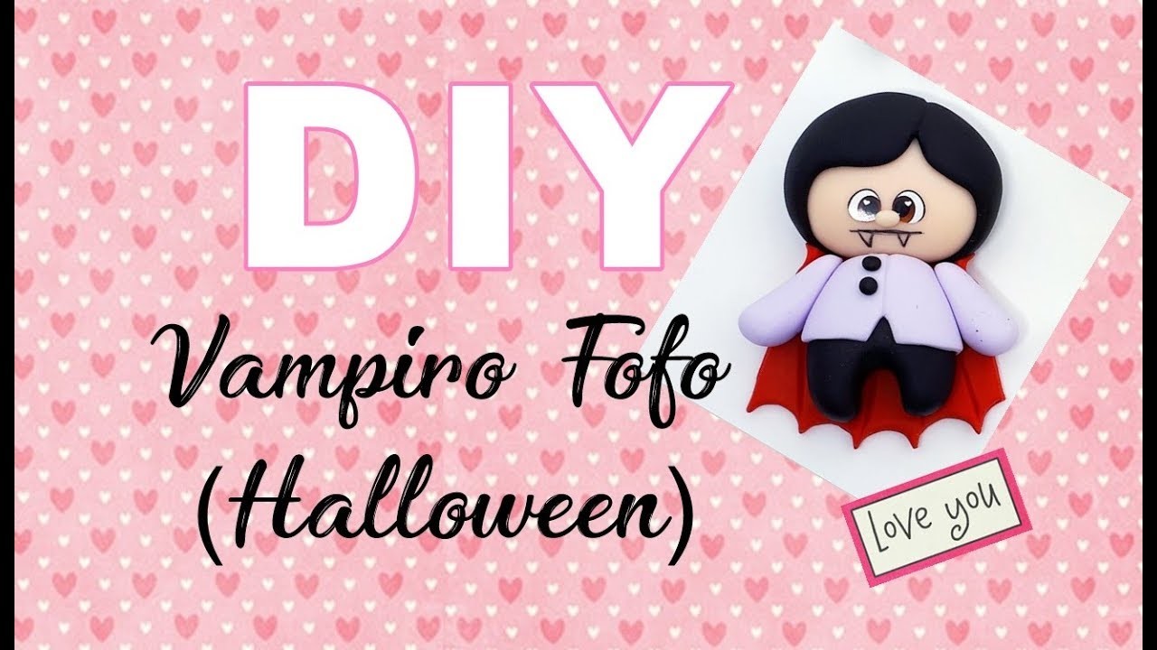 #DIY Vampirinho Fofo (Especial 65K) #dracula #halloween #biscuit