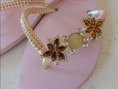 Chinelo customizado | Chinelo Luxuoso | Gabriela Andrade