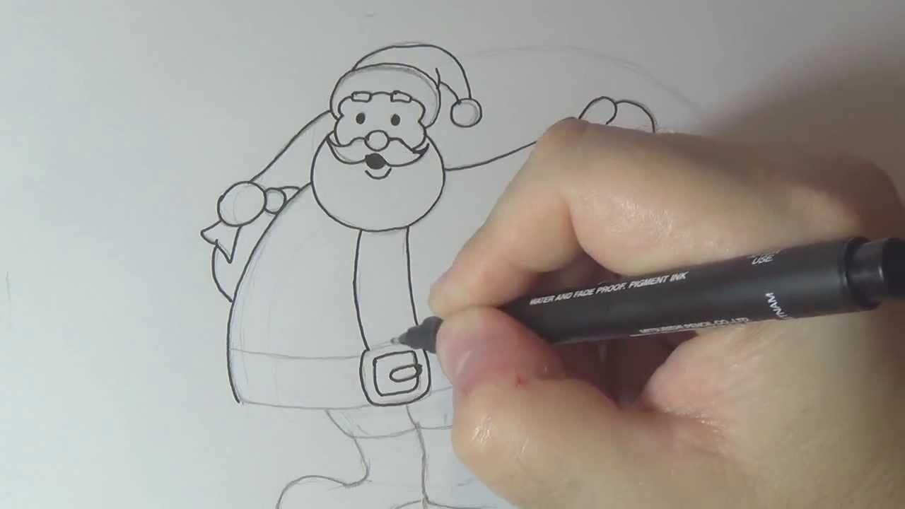 Como Desenhar o Papai Noel