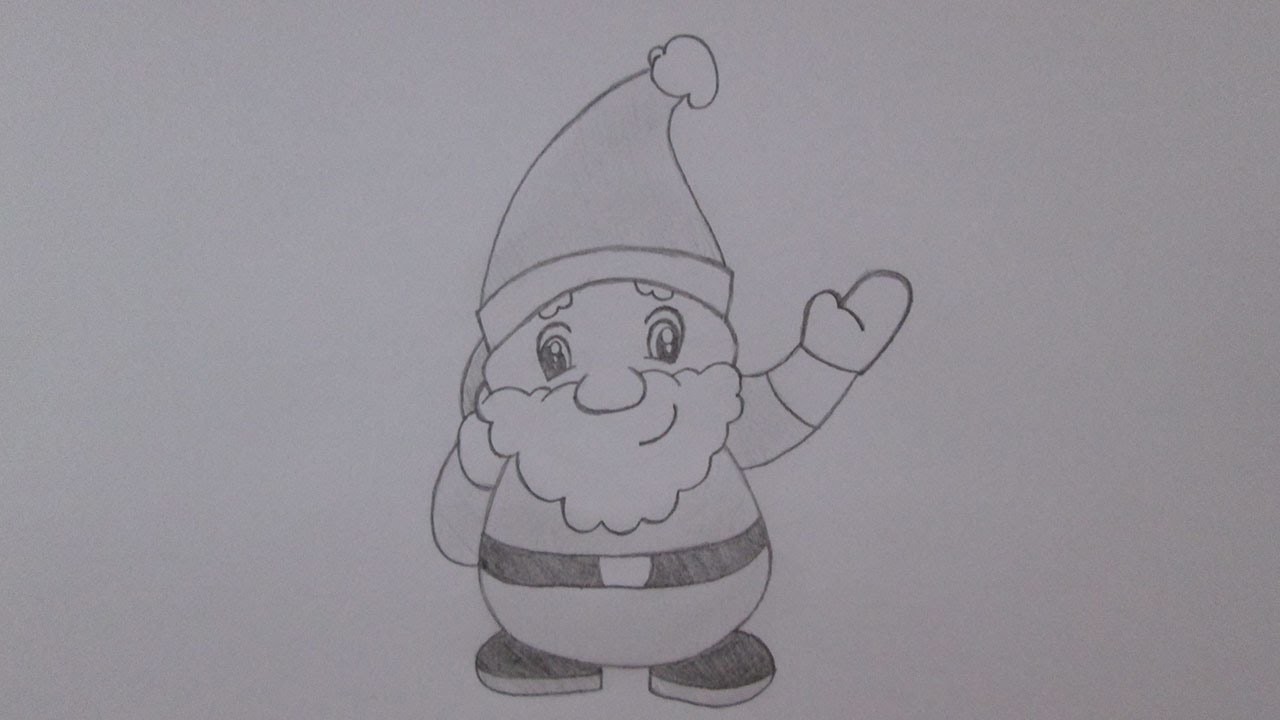 Como desenhar o Papai Noel