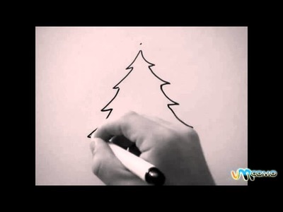Como desenhar uma árvore de natal