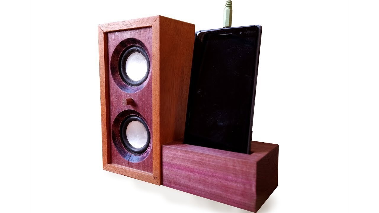 Como fazer Caixa de Som de madeira para celular