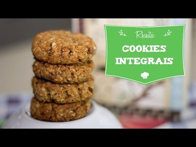 Cookies Integrais de Aveia | Funcional | Biscoito Integral