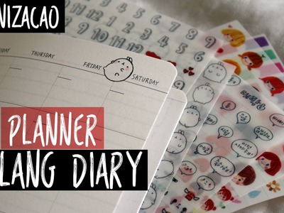 Dicas de Organização: MEU NOVO PLANNER! Molang Diary