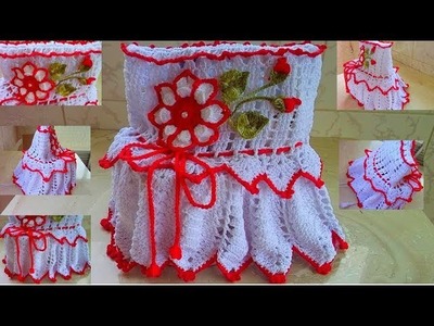 Fotos da Capa da Batedeira Natalino em crochê,para ser usado no Especial de Natal,Noite de Natal