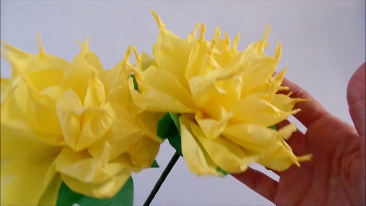 Isa Klein Tutorial 94: como fazer flor com guardanapo de papel