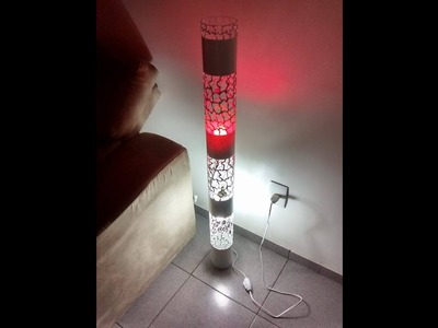 Luminária em PVC - Abstrata 3 de chão