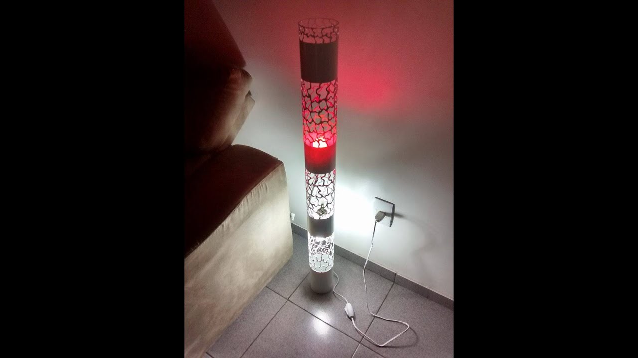 Luminária em PVC - Abstrata 3 de chão