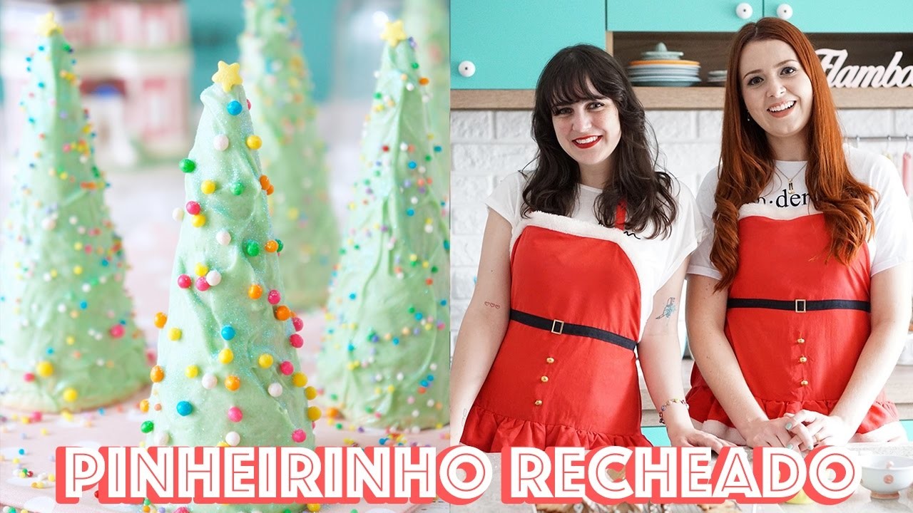 RECEITA: PINHEIRINHO DE NATAL RECHEADO COM BRIGADEIRO • com Melina Souza